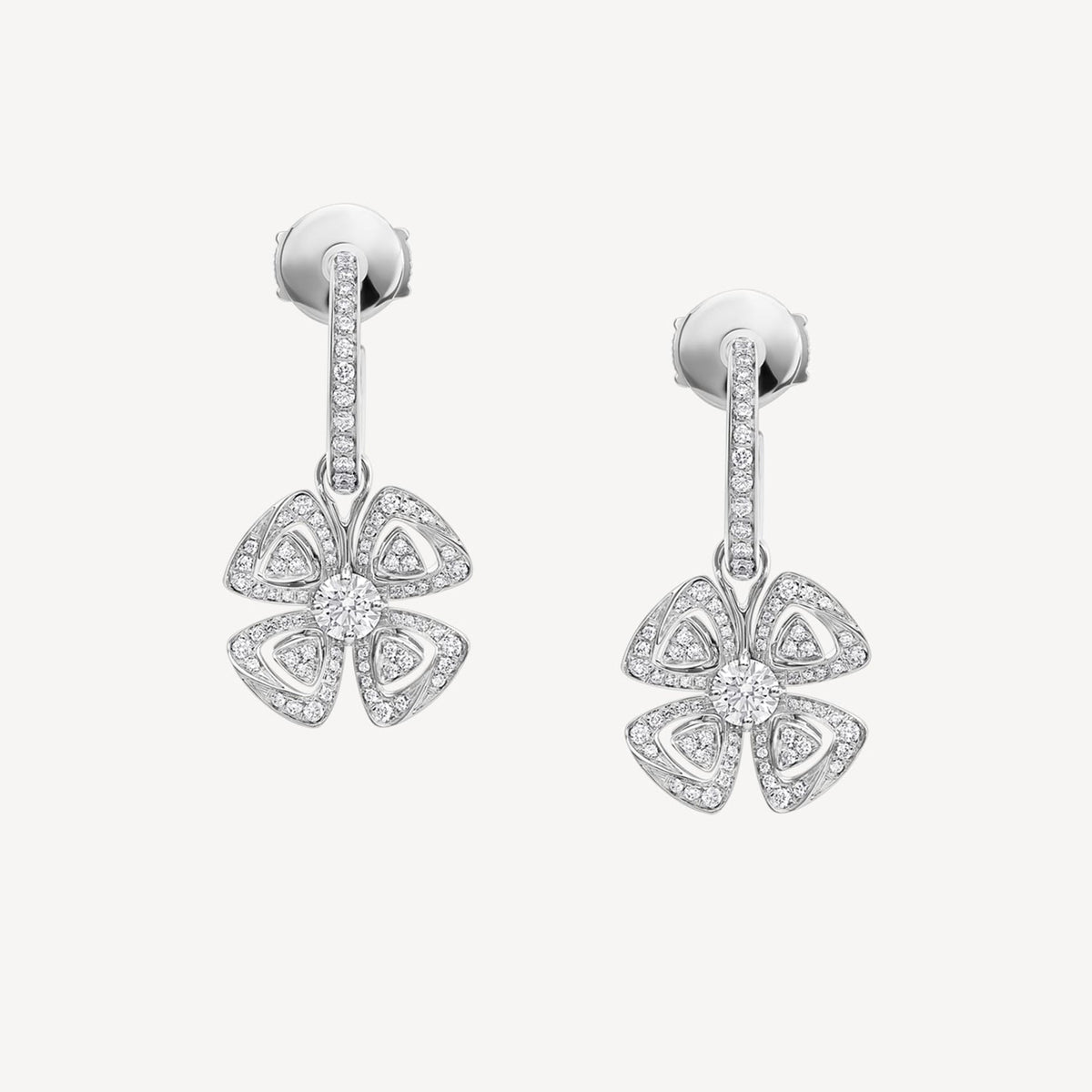 Bvlgari Fiorever 18K Gold Earrings
