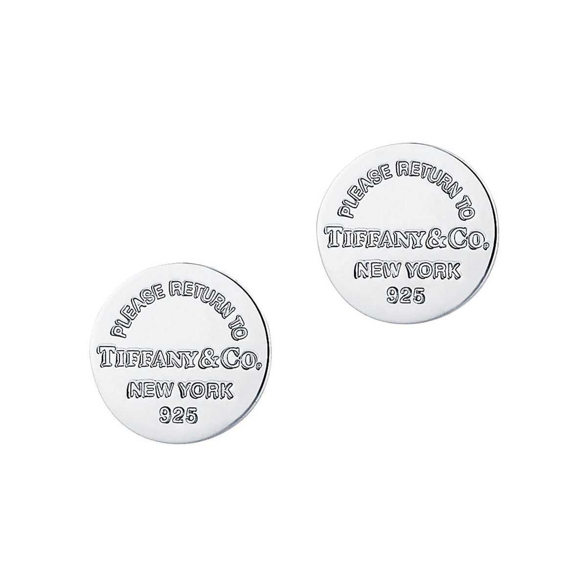 Tiffany Return to Circle Stud 18K Gold Earrings