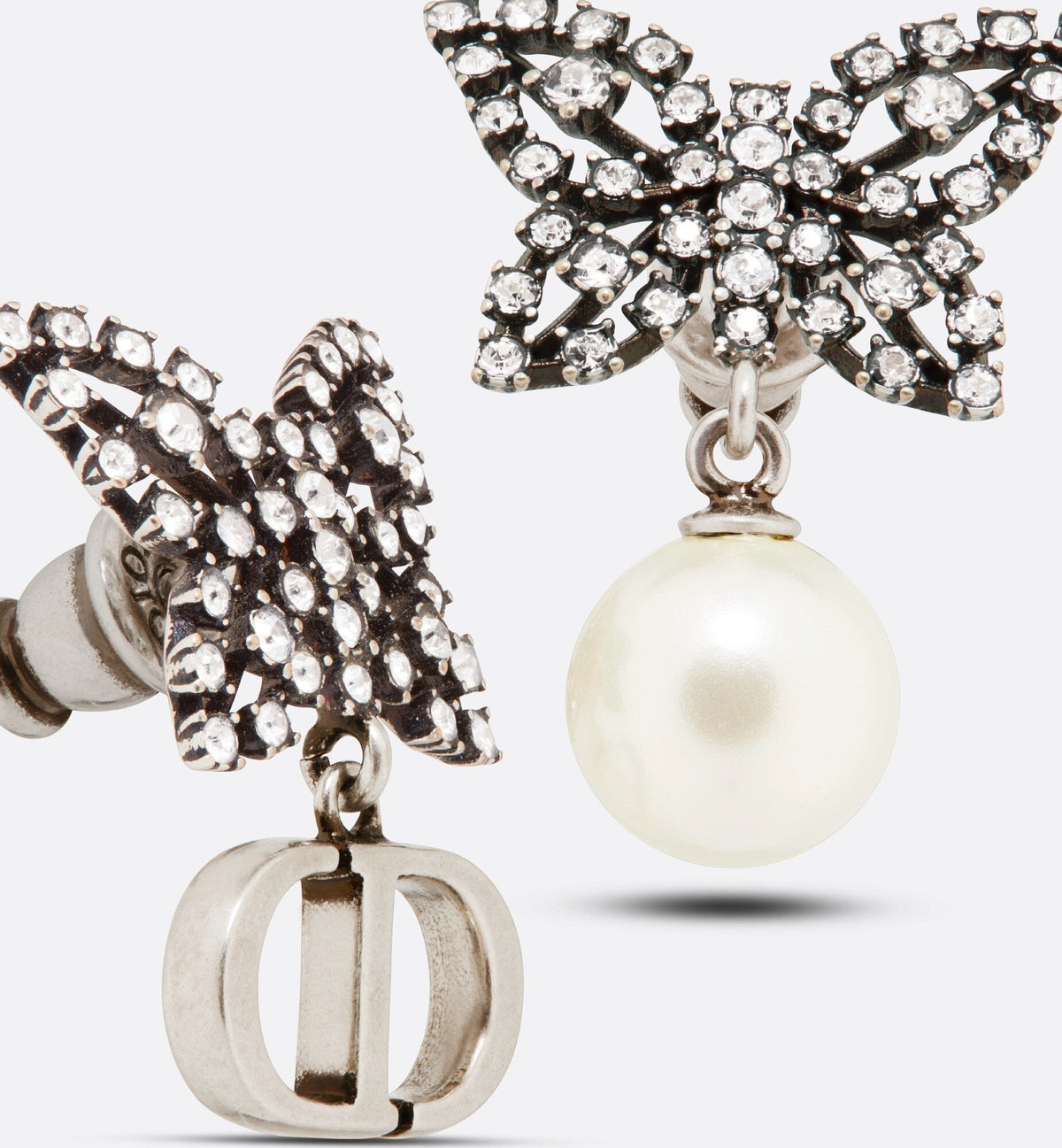 Dior Papillon De Nuit 18K Gold Earrings