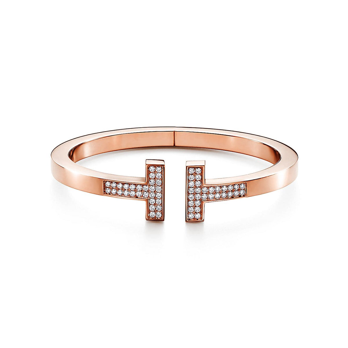 Tiffany Diamond Square 18K Gold Bracelet