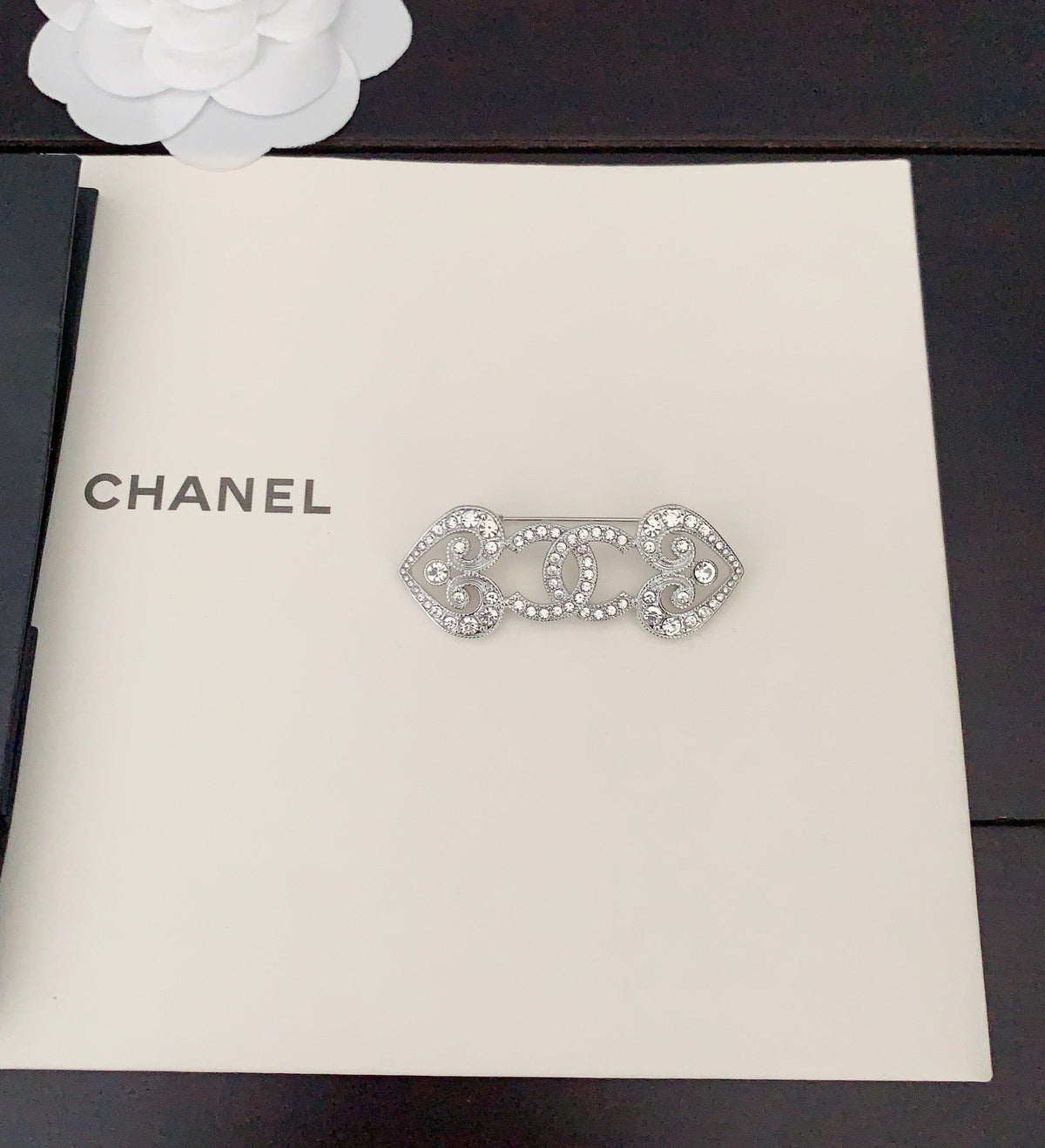 Chanel Heart 18K Gold Brooch